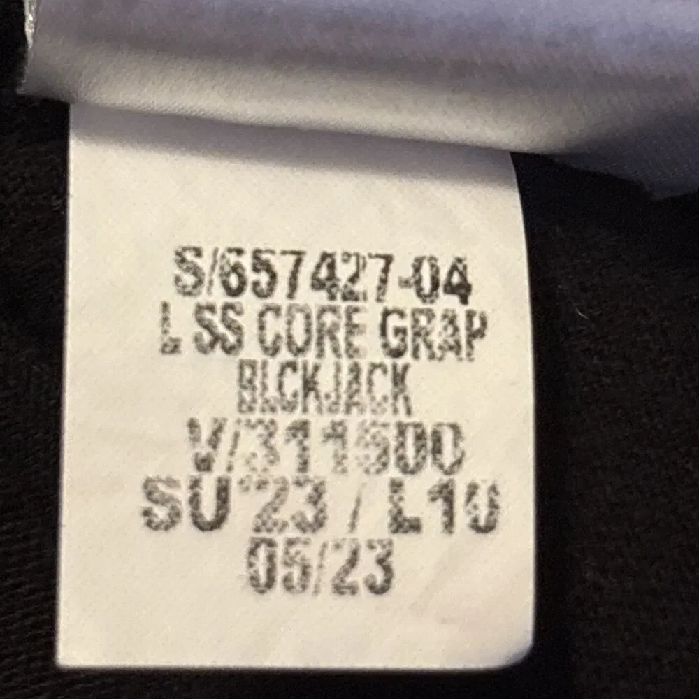 Girls Old Navy Black Heart Graphic Fitted T-Shirt Size 10-12